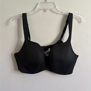 CACIQUE Size 42 C Black  Lightly Lined Balconette Underwire Bra